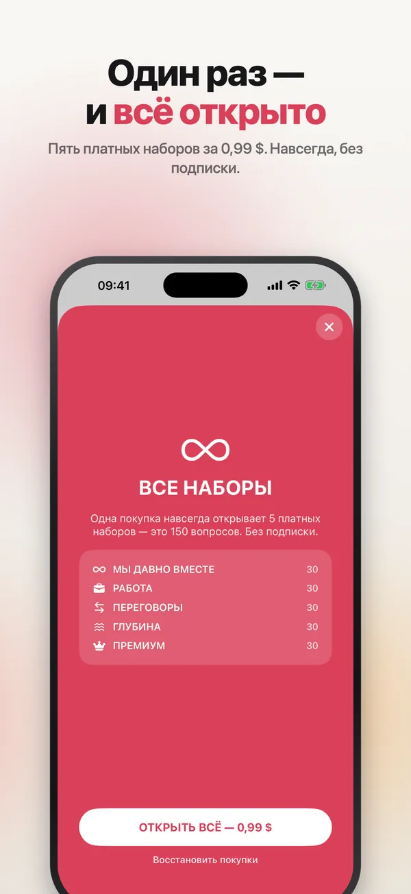 Всё открыто навсегда