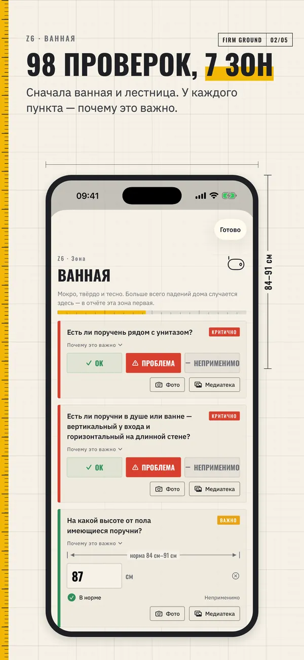 Проверки в ванной