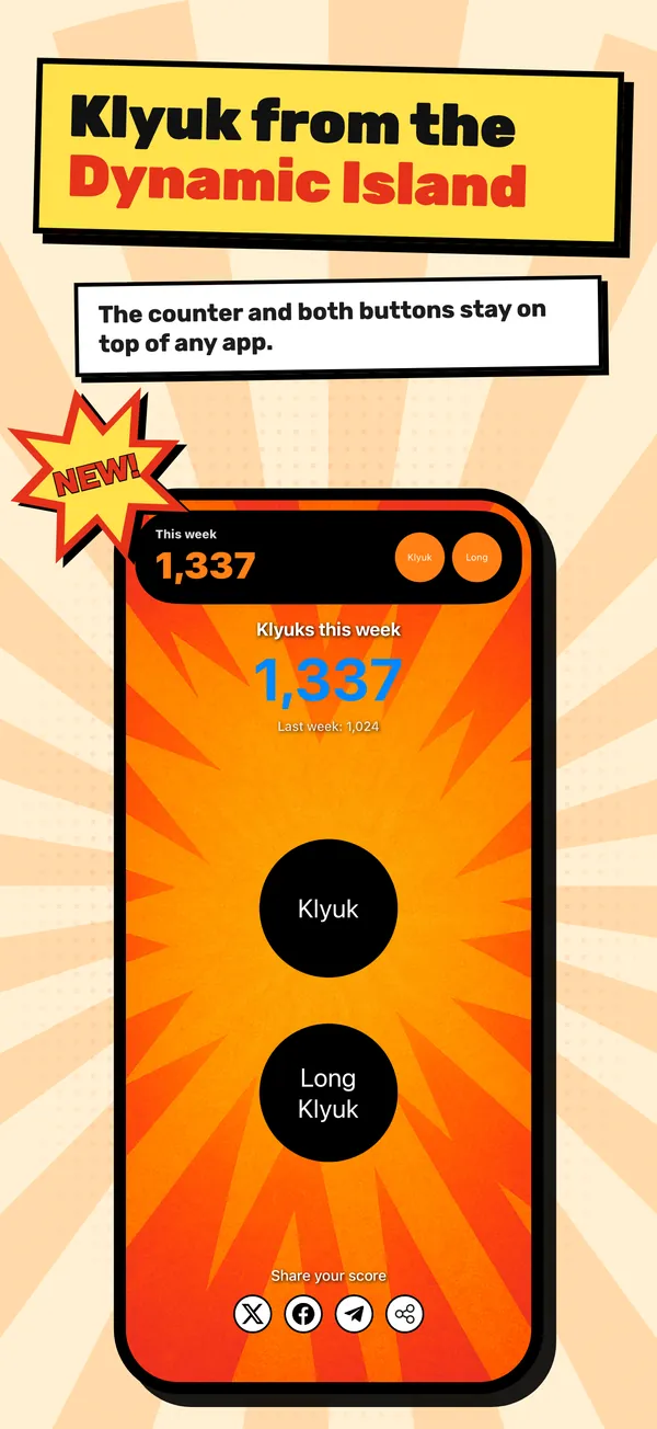 Klyuk from the Dynamic Island