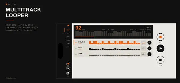 Multitrack looper