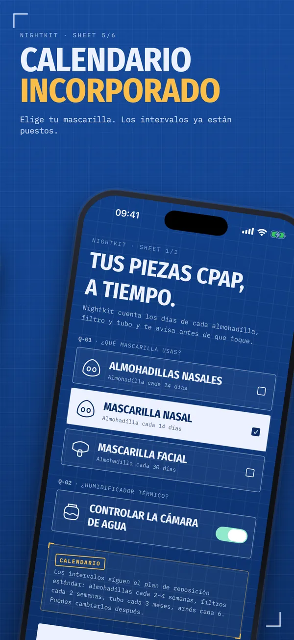 Calendario incluido