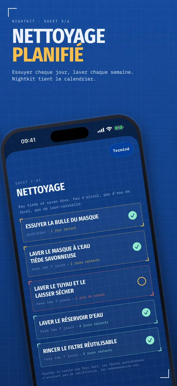 Nettoyage planifié