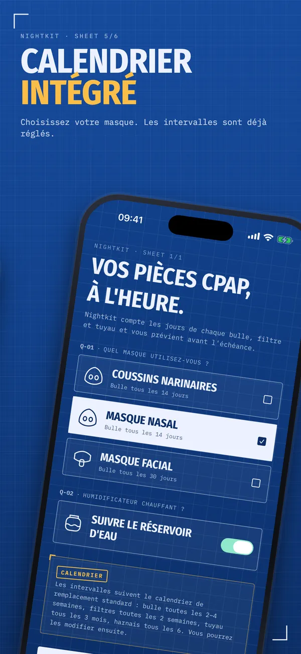 Calendrier intégré