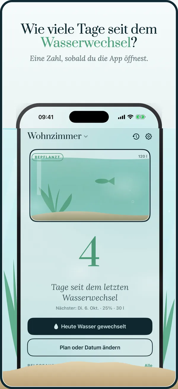 Tage seit dem Wechsel